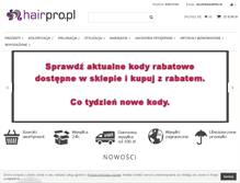 Tablet Screenshot of hairpro.pl